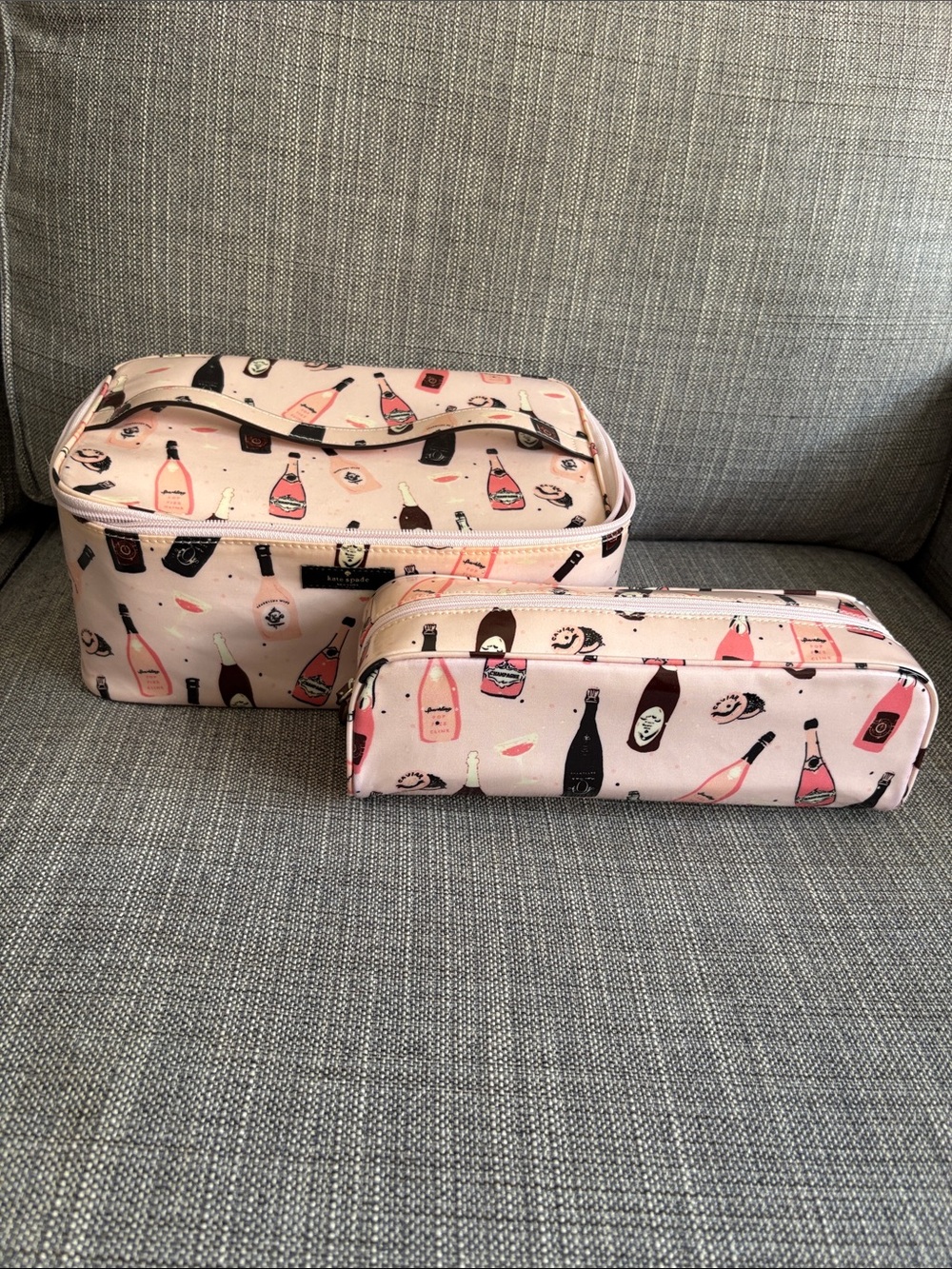Kate Spade Shore Street Margareta Champagne Cosmetic Bag Set